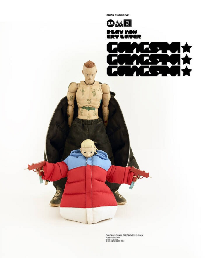 ThreeA TOYS SHCC 2018 Ashley Wood Die Antwoord GANGSTA NINJI & LANDI 1/6 Figure