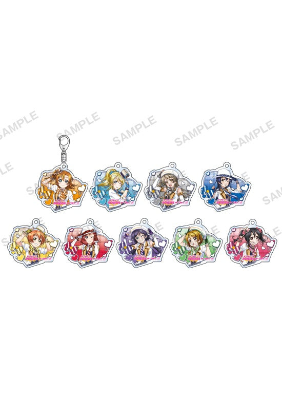 Love Live! School Idol Festival Bushiroad Creative Trading Acrylic Key Chain μ's Blazer's Hat Ver.(1 Random)