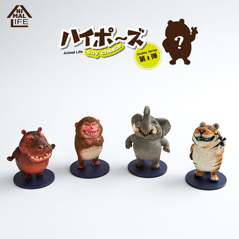 ANIMAL LIFE UNION CREATIVE Chubby Series Say Cheese (1 Random Blind Box)