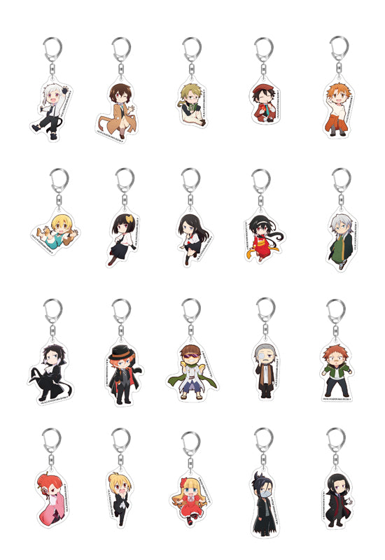 BUNGO STRAY DOGS WAN! HOBBY STOCK Acrylic Keychain 20 kinds of sets