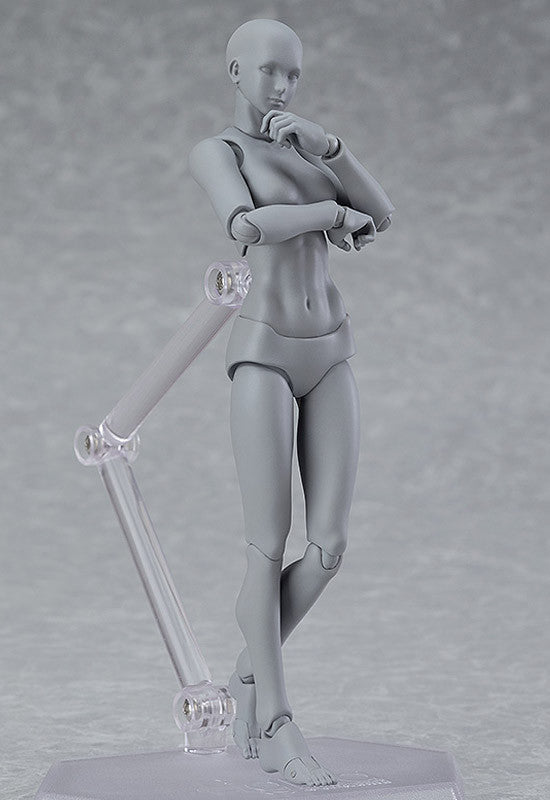 03♀ figma archetype Max Factory next: she - gray color ver. (re-run)