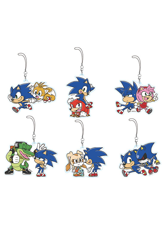 Sonic the Hedgehog Sega Chokokawa Twin Acrylic Strap (1 Random)