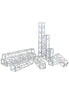 MODELING SUPPLY PLUM PLASTIC ACCESSORY01：TRUSS（SQUARE） CLEAR Ver.