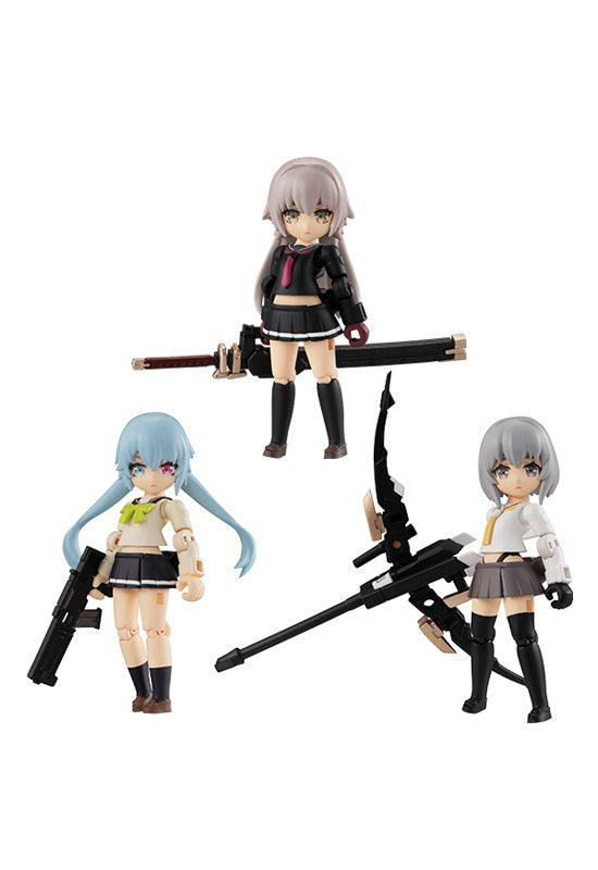 Heavily Armed High School Girls MEGAHOUSE DESKTOP ARMY GIRL TEAM 1 (Set of 3 Characters) (Re-Run)