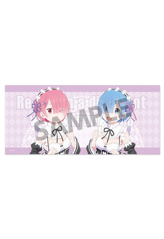 Re:ZERO -Starting Life in Another World- HOBBY STOCK Re:ZERO -Starting Life in Another World-  Microfiber Towel Rem&Ram Maid ver.