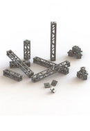 MODELING SUPPLY PLUM PLASTIC ACCESSORY06:Mini Truss