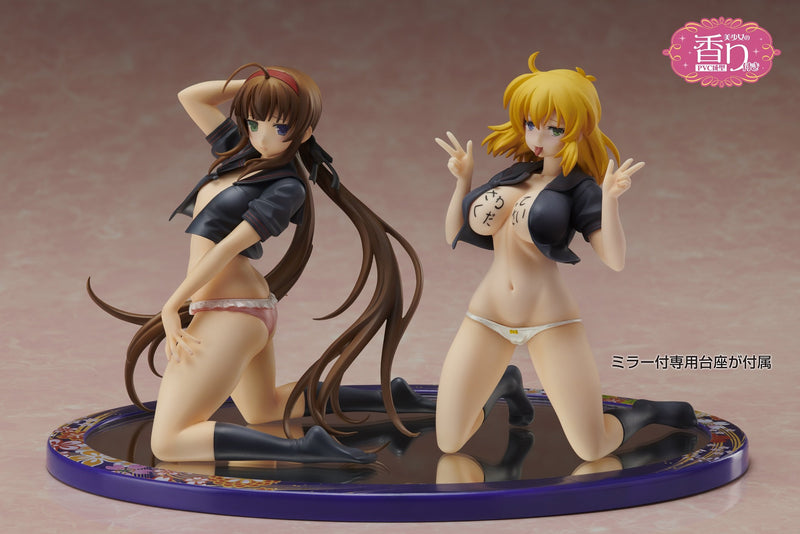 Gokubi Girls Slender Glamorous Senran Kagura New Wave G Burst Proovy Ryobi x Ryona Bare Skin Sailor Uniform Ver SET(REPRODUCTION)