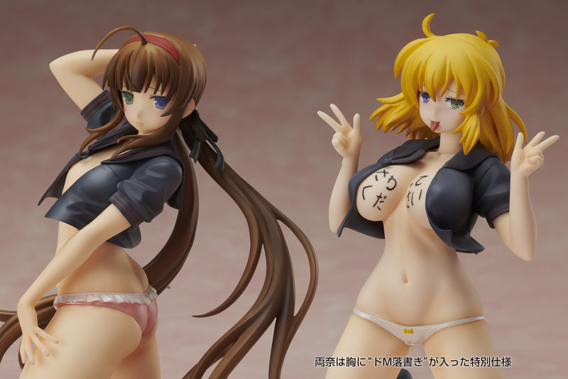 Gokubi Girls Slender Glamorous Senran Kagura New Wave G Burst Proovy Ryobi x Ryona Bare Skin Sailor Uniform Ver SET(REPRODUCTION)