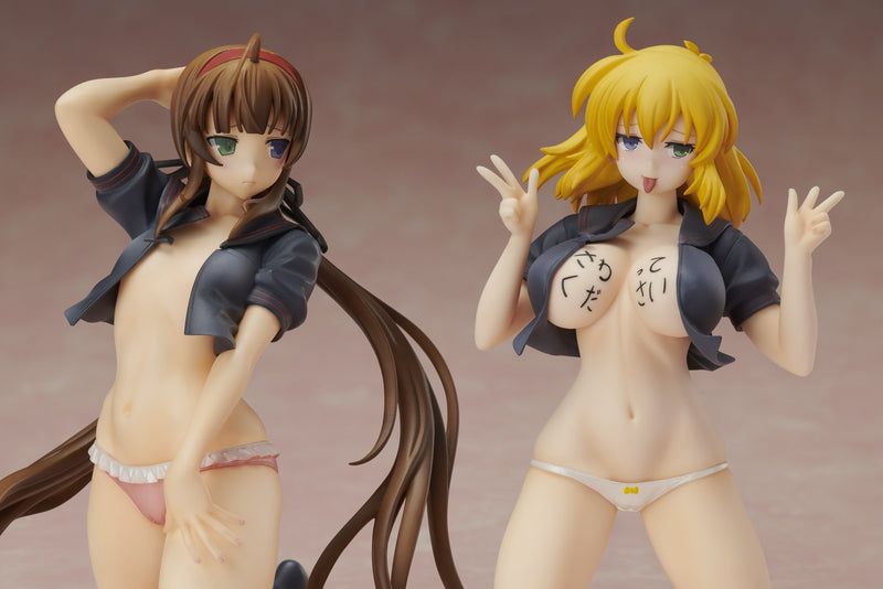 Gokubi Girls Slender Glamorous Senran Kagura New Wave G Burst Proovy Ryobi x Ryona Bare Skin Sailor Uniform Ver SET(REPRODUCTION)