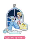Pretty Guardian Sailor Moon Bandai Acrylic Key Chain Series x Sanrio Characters Aurora TYPE 07 Tenoh Haruka x Little Twin Stars AKO