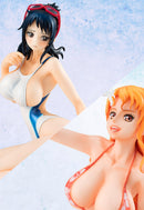 ONE PIECE MEGAHOUSE  OP “LIMITED EDITION” NAMI Ver.BB 03 ＆ TASHIGI Ver.BB WHITE SET