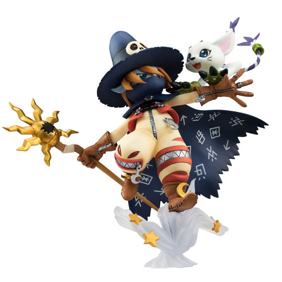 Digimon MEGAHOUSE G.E.M. Series Wizarmon & Tailmon 【repeat】