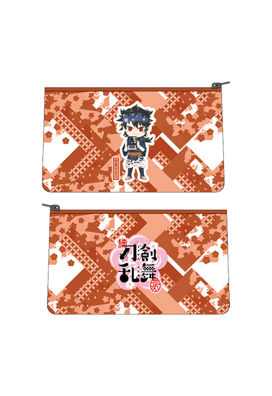 Zoku Touken Ranbu -Hanamaru- ORANGE ROUGE Pouch Mutsunokami Yoshiyuki